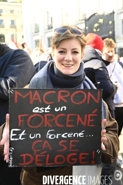 Manifestation contre la reforme des retraites, paris 7/02/2023