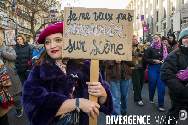 Manifestation contre la reforme des retraites, paris 7/02/2023