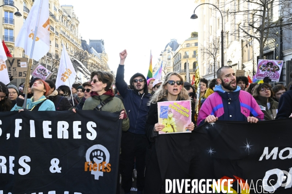 Manifestation contre la reforme des retraites, paris 7/02/2023