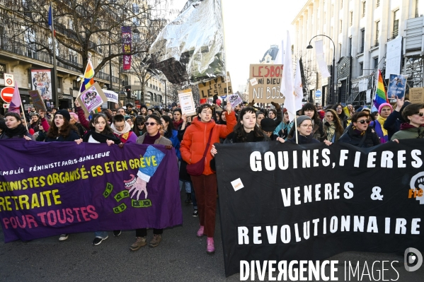 Manifestation contre la reforme des retraites, paris 7/02/2023