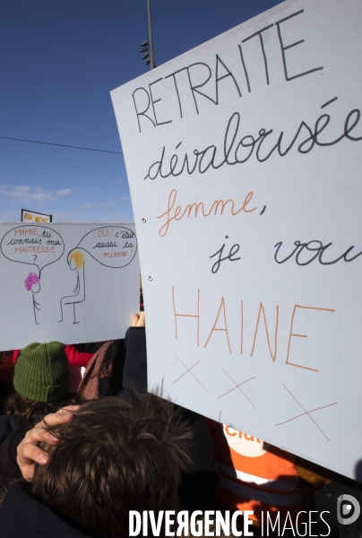 Troisième manifestation contre la réforme de la retraite à Marseille