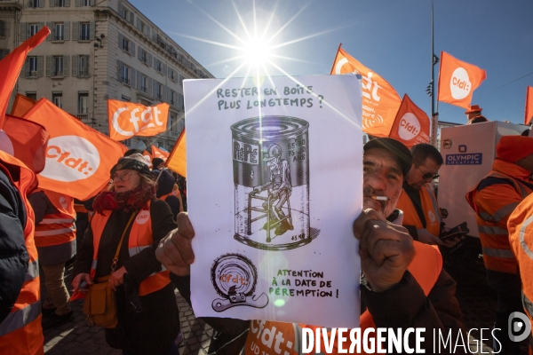 Troisième manifestation contre la réforme de la retraite à Marseille