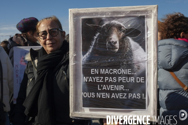 Troisième manifestation contre la réforme de la retraite à Marseille