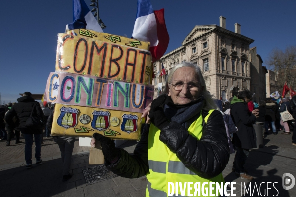 Troisième manifestation contre la réforme de la retraite à Marseille