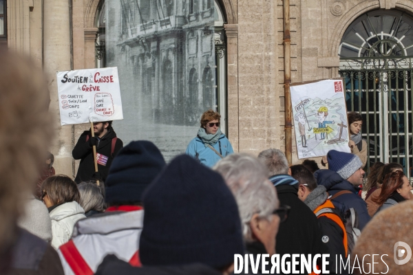 Troisième manifestation contre la réforme de la retraite à Marseille