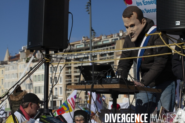 Troisième manifestation contre la réforme de la retraite à Marseille