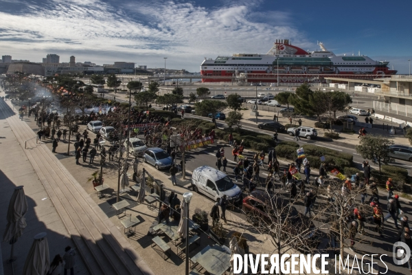 Troisième manifestation contre la réforme de la retraite à Marseille