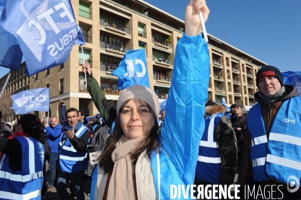 Manifestation marseille 7 02 23