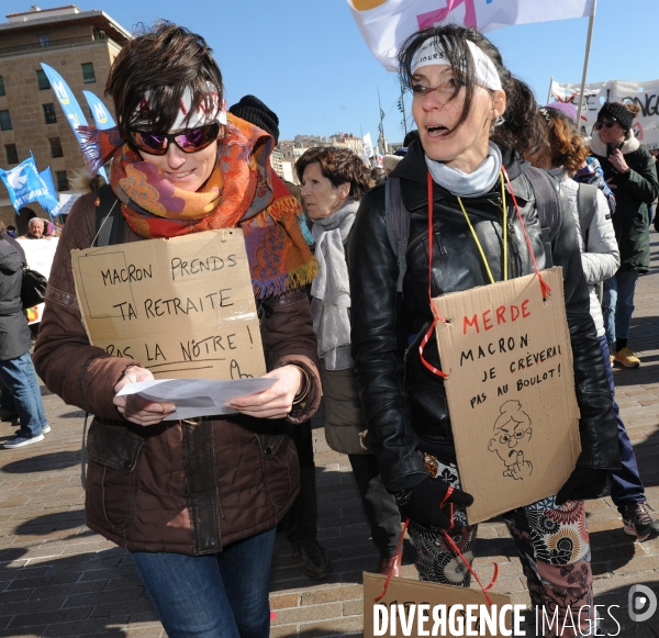 Manifestation marseille 7 02 23