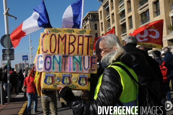 Manifestation marseille 7 02 23