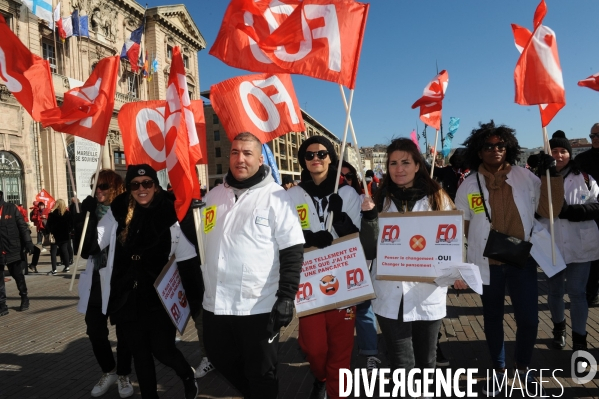 Manifestation marseille 7 02 23