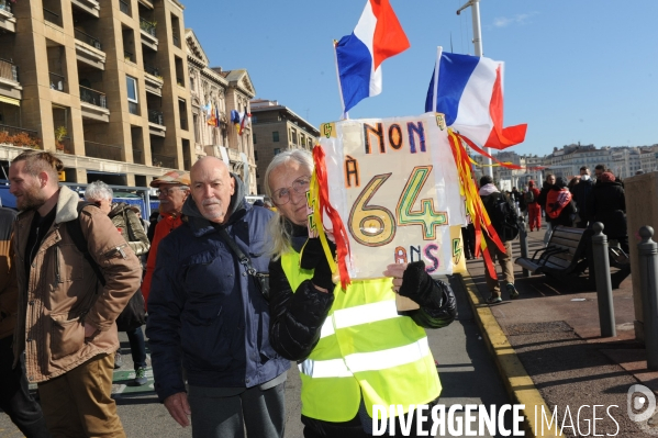 Manifestation marseille 7 02 23