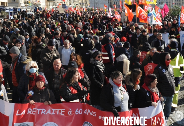 Manifestation marseille 7 02 23