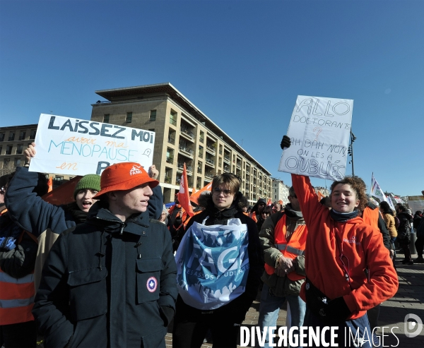 Manifestation marseille 7 02 23