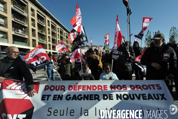 Manifestation marseille 7 02 23