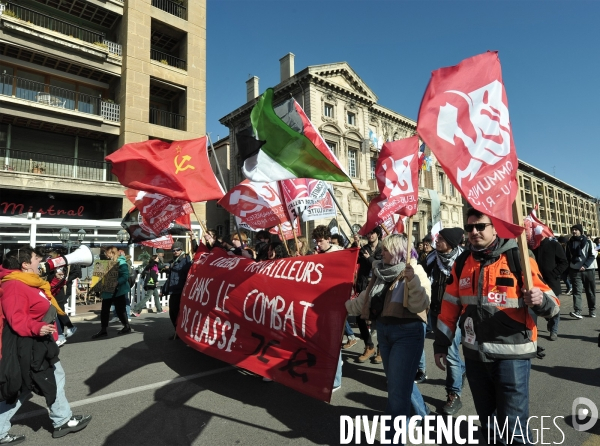 Manifestation marseille 7 02 23