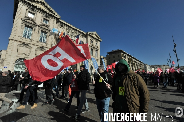 Manifestation marseille 7 02 23