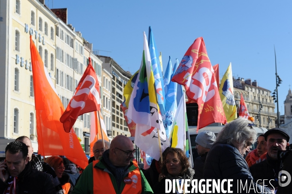 Manifestation marseille 7 02 23