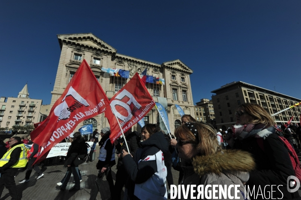 Manifestation marseille 7 02 23