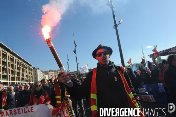 Manifestation marseille 7 02 23