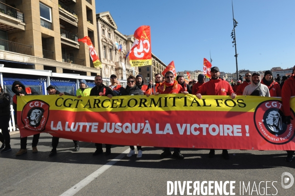 Manifestation marseille 7 02 23