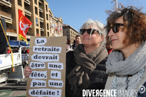 Manifestation marseille 7 02 23