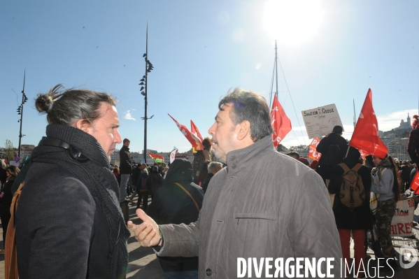 Manifestation marseille 7 02 23