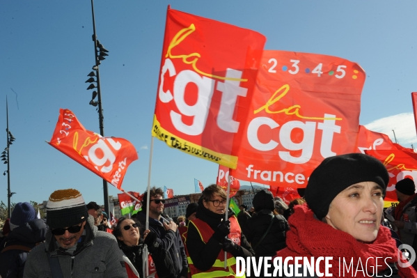 Manifestation marseille 7 02 23