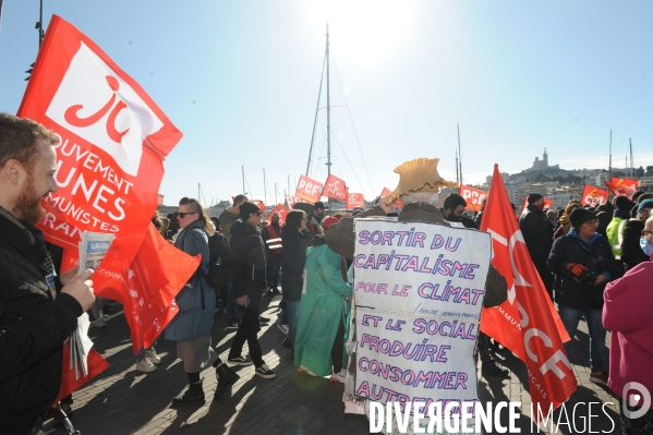 Manifestation marseille 7 02 23