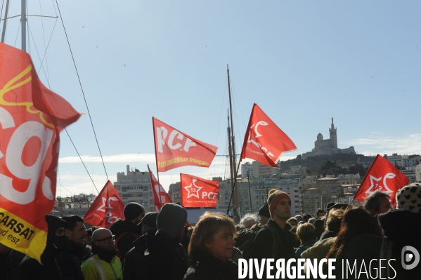 Manifestation marseille 7 02 23