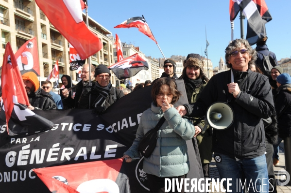 Manifestation marseille 7 02 23