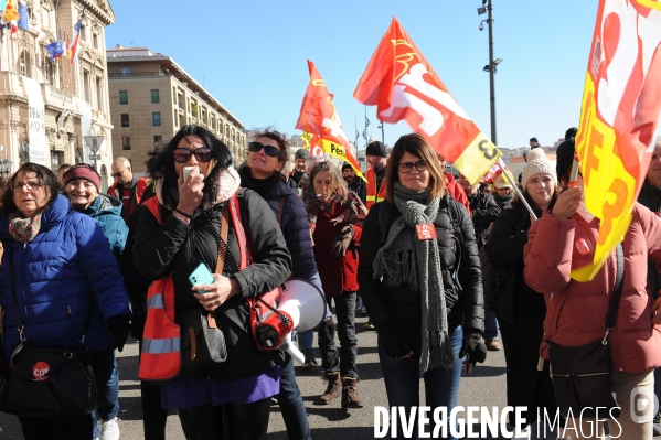 Manifestation marseille 7 02 23