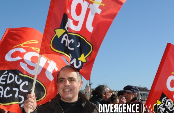 Manifestation marseille 7 02 23