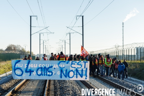 Blocage de la raffinerie Total Energies de Donges