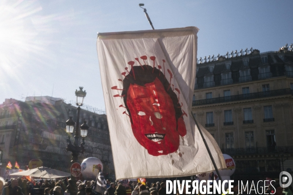 FRA - Manifestation contre la reforme des retraites - Paris