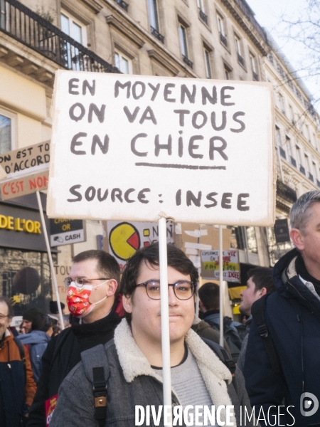 FRA - Manifestation contre la reforme des retraites - Paris