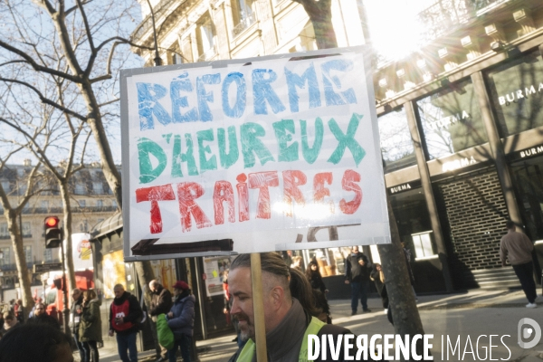 FRA - Manifestation contre la reforme des retraites - Paris