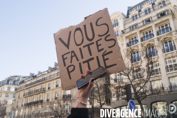 FRA - Manifestation contre la reforme des retraites - Paris