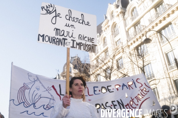 FRA - Manifestation contre la reforme des retraites - Paris