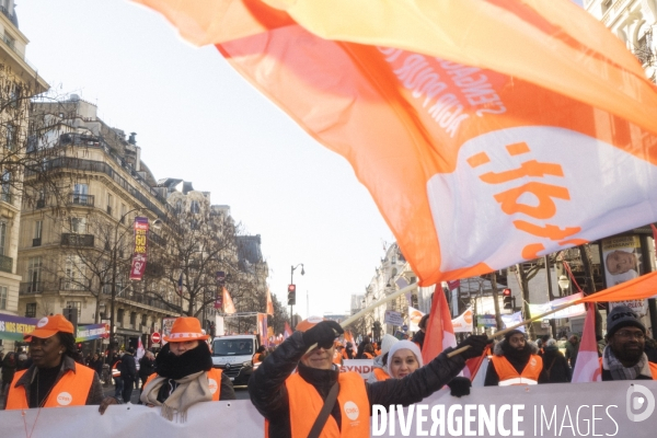 FRA - Manifestation contre la reforme des retraites - Paris