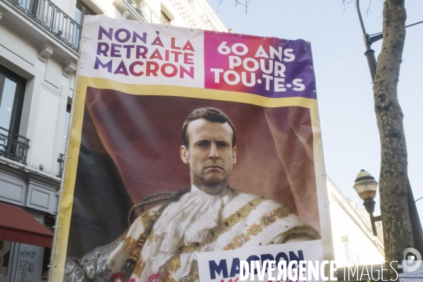 FRA - Manifestation contre la reforme des retraites - Paris