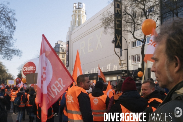 FRA - Manifestation contre la reforme des retraites - Paris