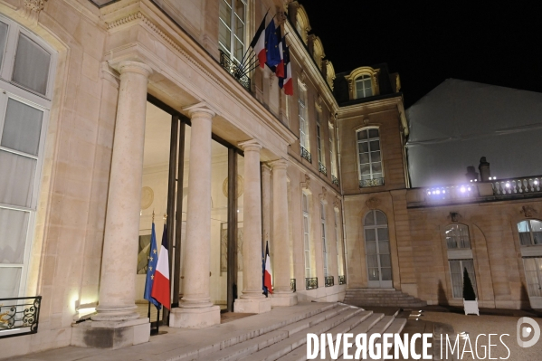 La facade du Palais de l elysee