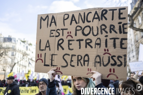 Manifestation contre la réforme des retraites 31012023