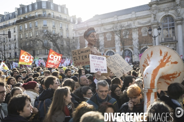 Manifestation contre la réforme des retraites 31012023