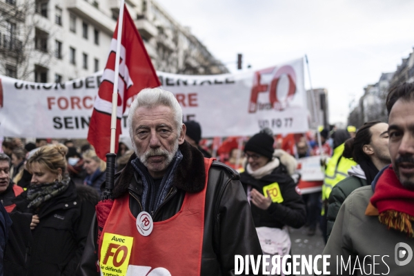 Manifestation contre la réforme des retraites 31012023