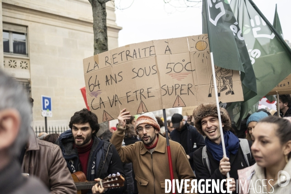 Manifestation contre la réforme des retraites 31012023