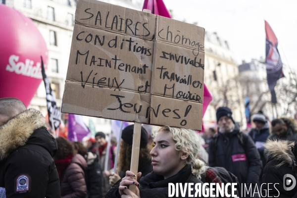 Manifestation contre la réforme des retraites 31012023