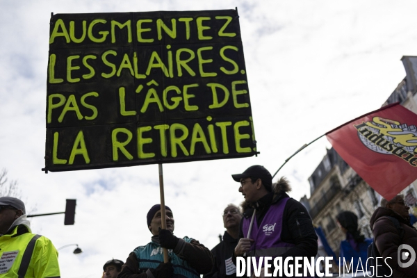 Manifestation contre la réforme des retraites 31012023