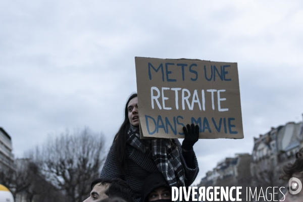 Manifestation contre la réforme des retraites 31012023